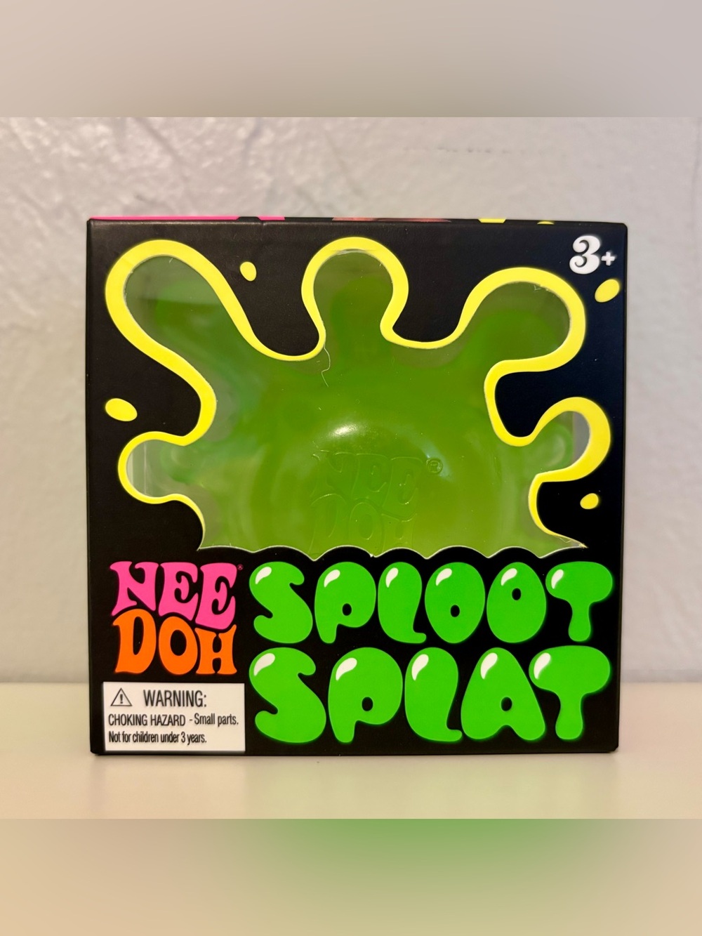 Schylling NeeDoh Splat Fidget Toy Green